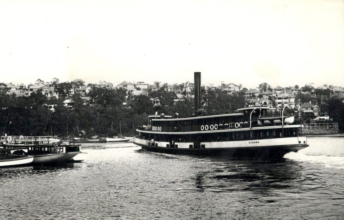 Sydney Ferry KIRAWA in Mosman Bay 1915