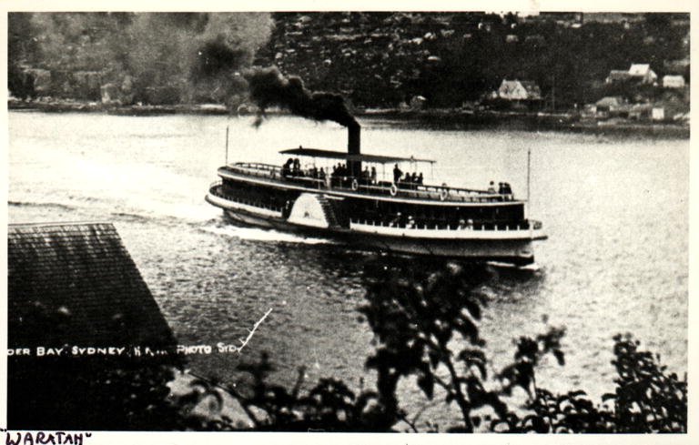 Sydney Ferry WARATAH (II), Lavender Bay (c. 1886)