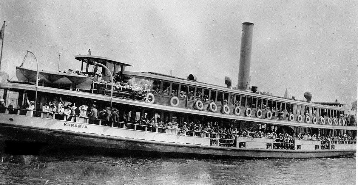Sydney Ferry KURAMIA c 1914, Sydney Harbour (c. 1914)