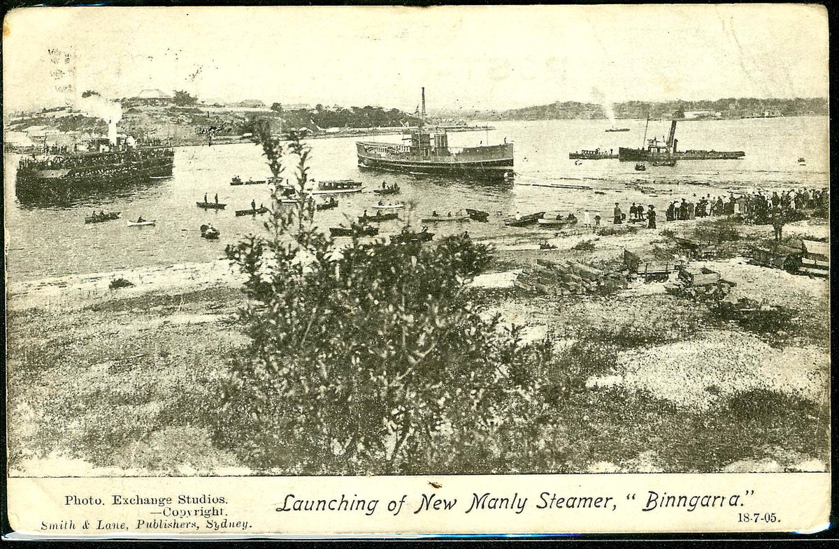 Sydney Ferry BINNGARRA Launch day (1905)