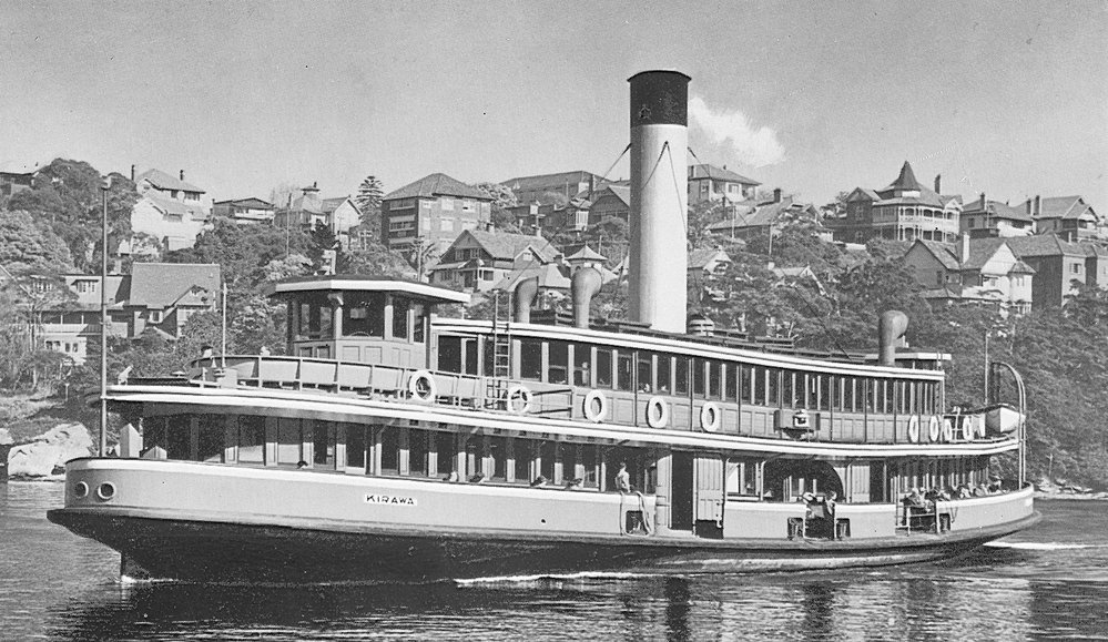 Sydney Ferry KIRAWA 1950s, Mosman (1950–53)