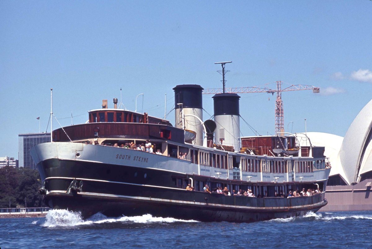 Sydney Ferry SOUTH STEYNE 30 Dec 1970, Sydney city centre