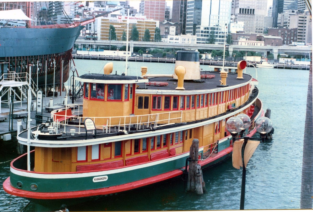 Sydney Ferry KANANGRA at Darling Harbour 1988