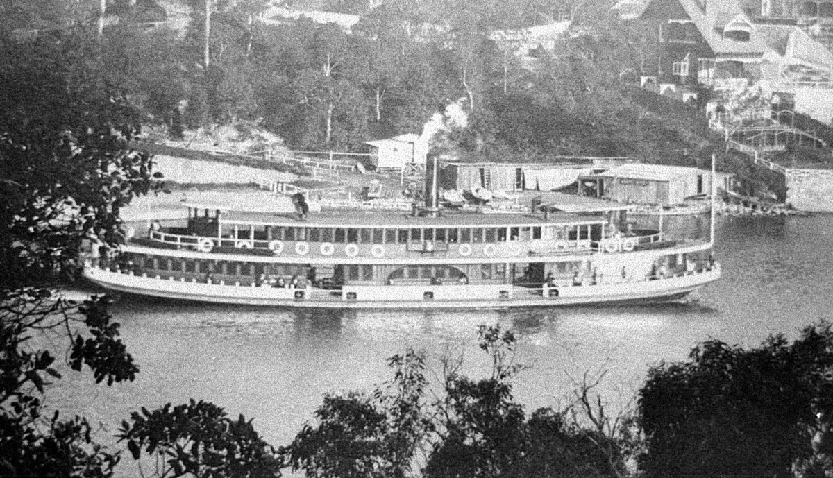 Sydney Ferry KUMMULLA in Mosman Bay ca 1903 (c. 1903)