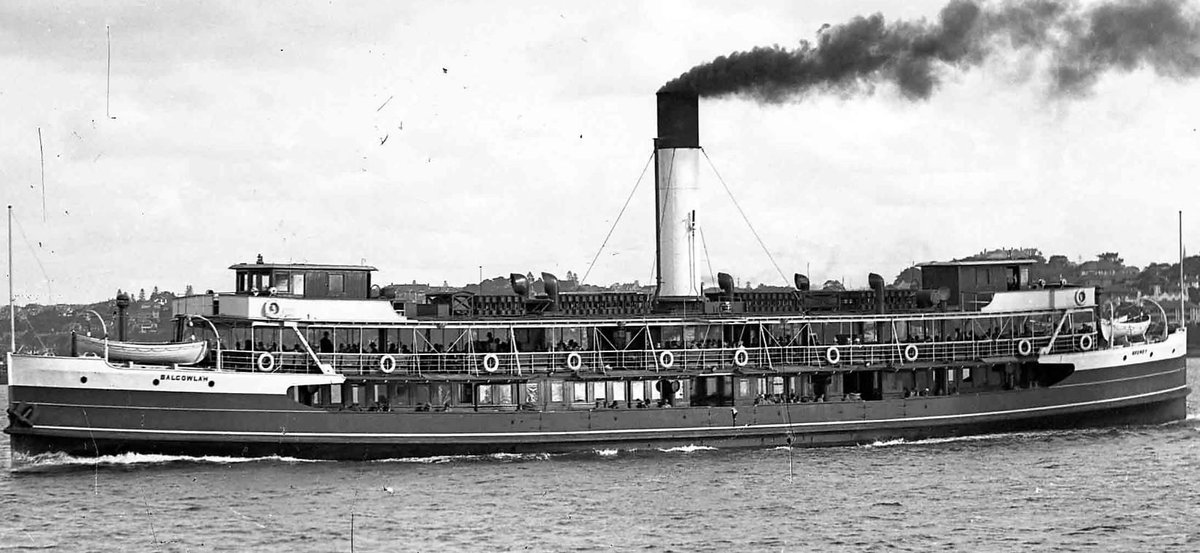 Sydney Ferry BALGOWLAH circa 1930, Sydney Harbour (c. 1930)