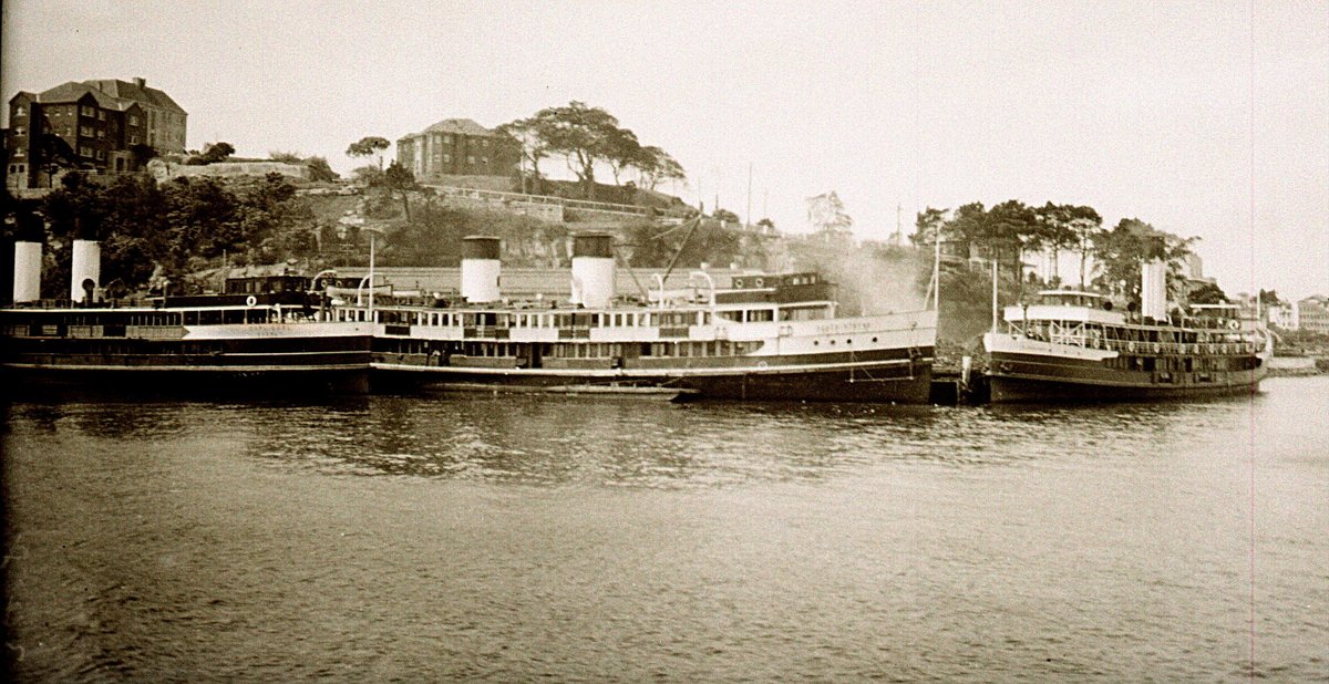 Sydney Ferries CURL CURL SOUTH STEYNE BALGOWLAH at Kurraba Point (1940–50)