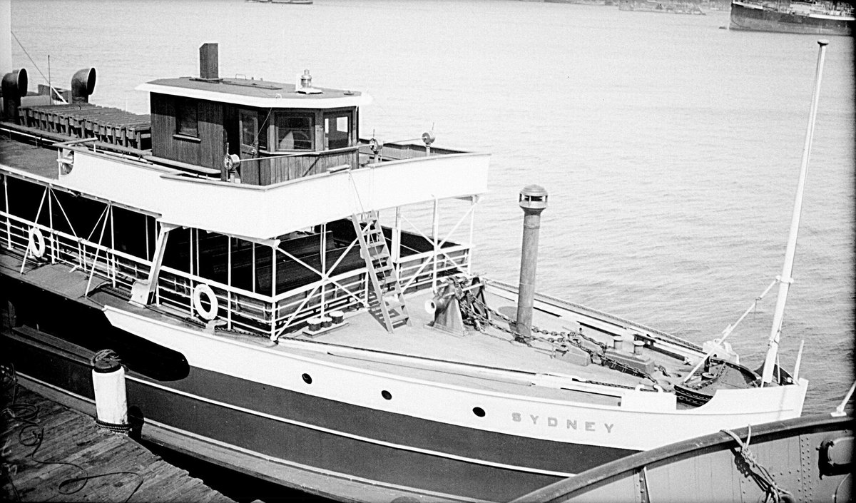Sydney ferry BURRA-BRA at Kurraba Point (1920–30)