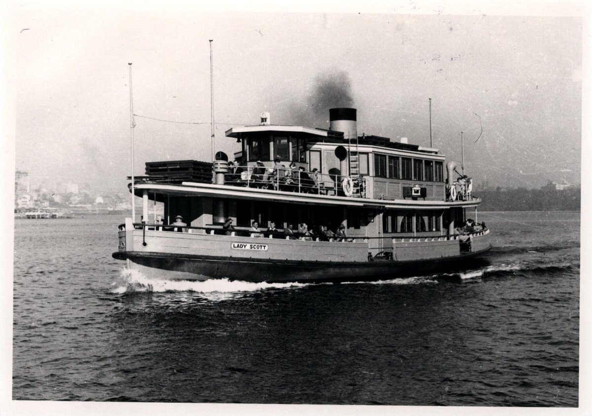 Sydney Ferry LADY SCOTT following conversion to diesel 1950s
