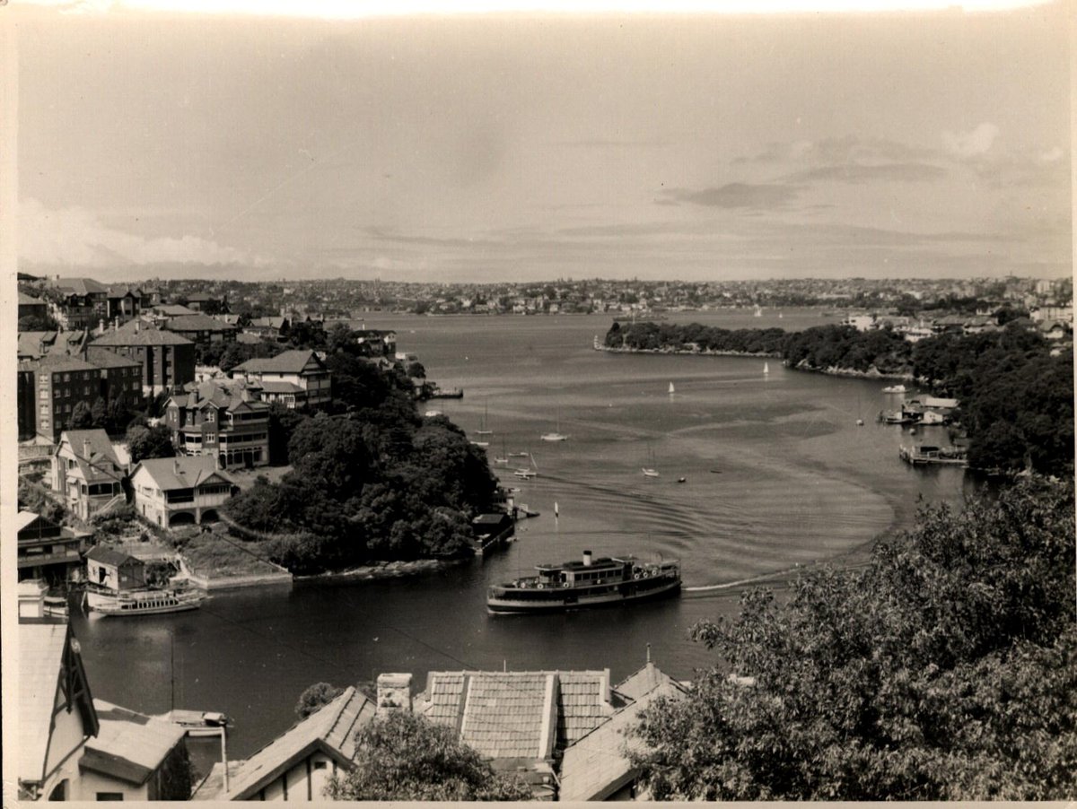 Sydney Ferry LADY SCOTT in Mosman Bay 1950s