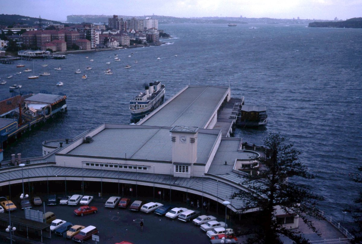 Sydney Ferry NORTH HEAD at Manly Wharf April 1977