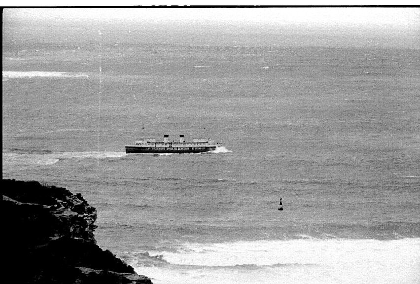 Sydney Ferry NORTH HEAD crossing the Sydney Heads en route to Circular Quay 1985
