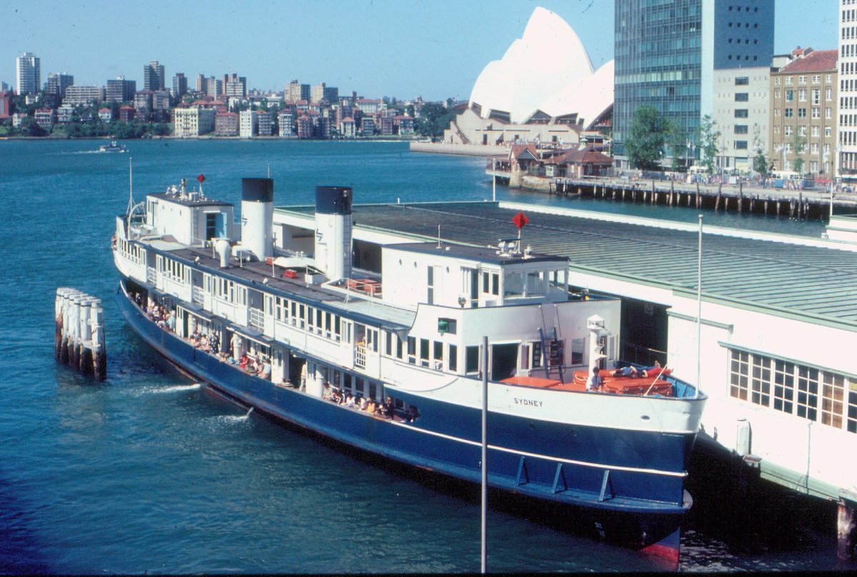 Sydney Ferry NORTH HEAD at Circular Quay 9 January 1981