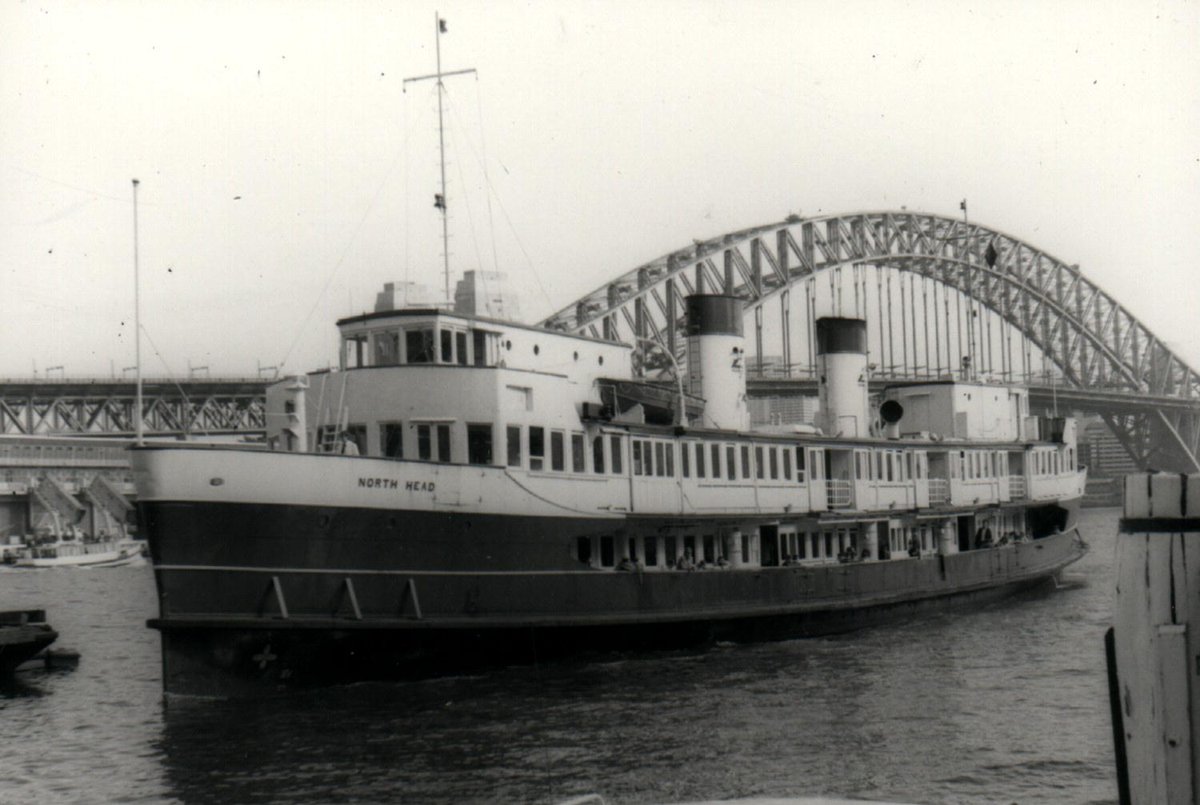 Sydney Ferry NORTH HEAD arrives at Circular Quay 1985