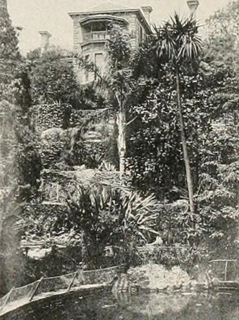 Cranbrook view from pond 1895, Bellevue Hill