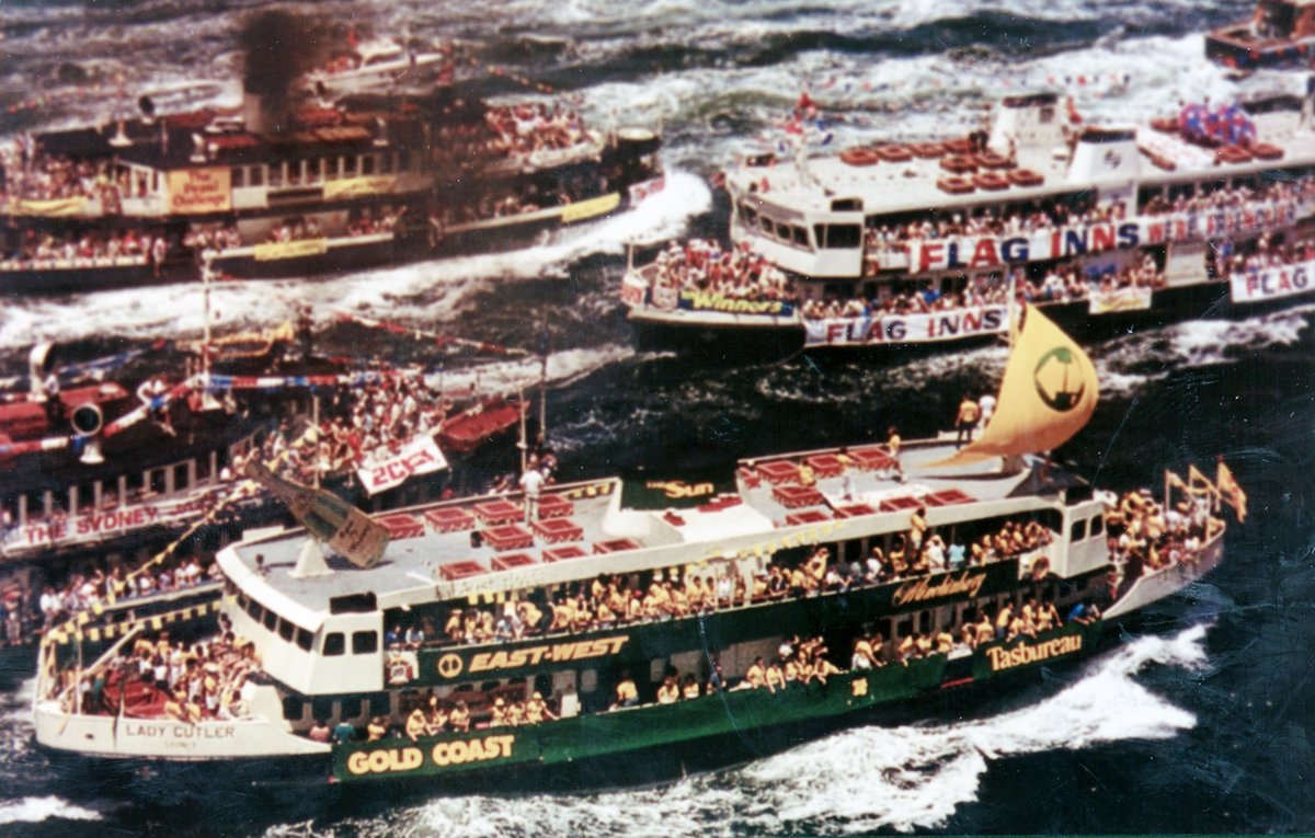 Sydney Ferries in Great Ferry Boat Race 1980