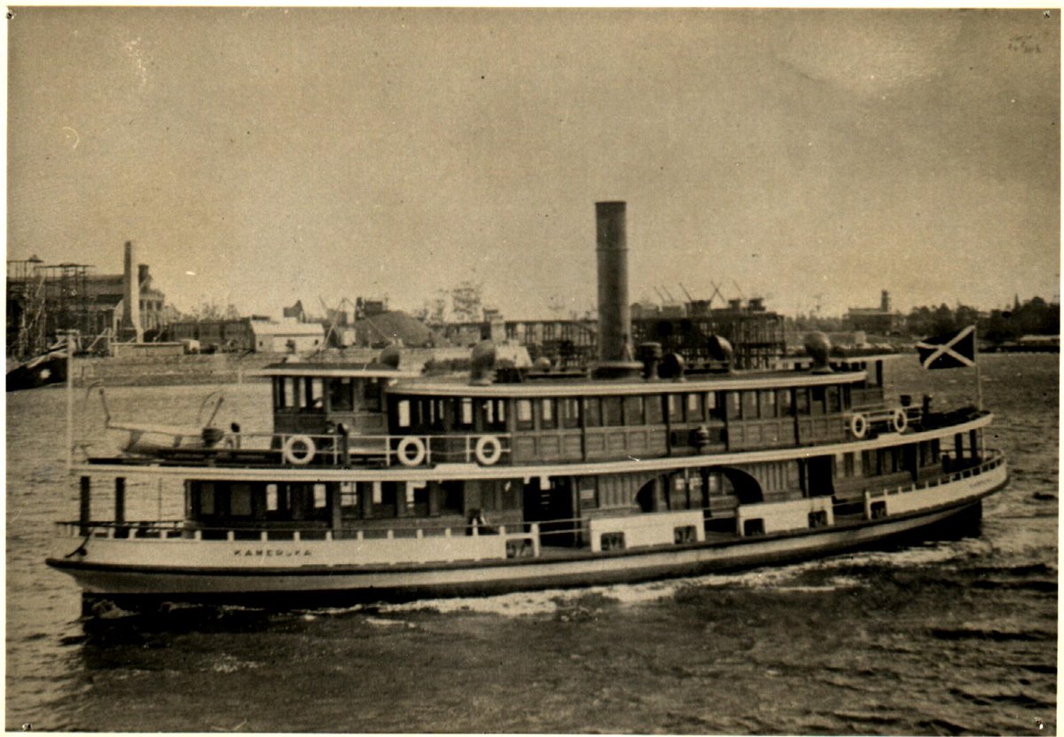 Sydney Ferries KAMERUKA as a steamer 1920s
