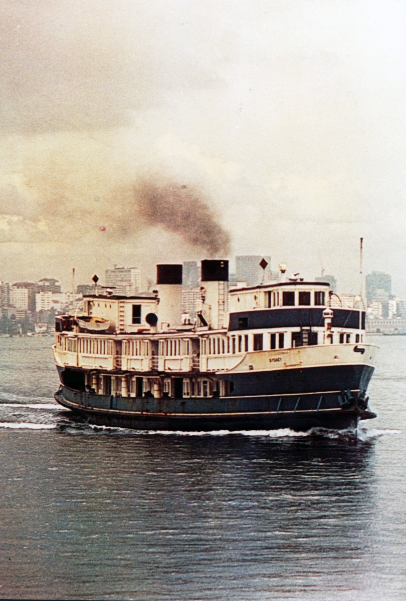 Sydney ferry NORTH HEAD on Sydney Harbour 1978