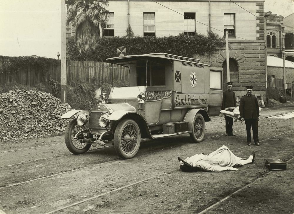 New South Wales Railway Ambulance Corp Transport service in 1923, Sydney