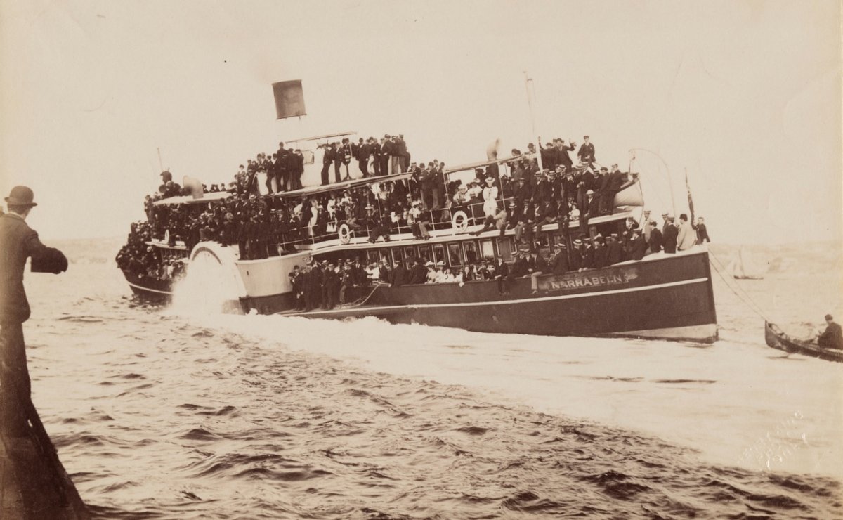 Sydney ferry NARRABEEN 1890s