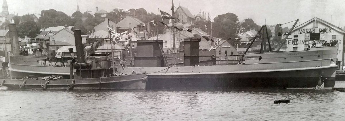Sydney ferry BARAGOOLA launch day 14 February 1922, Balmain