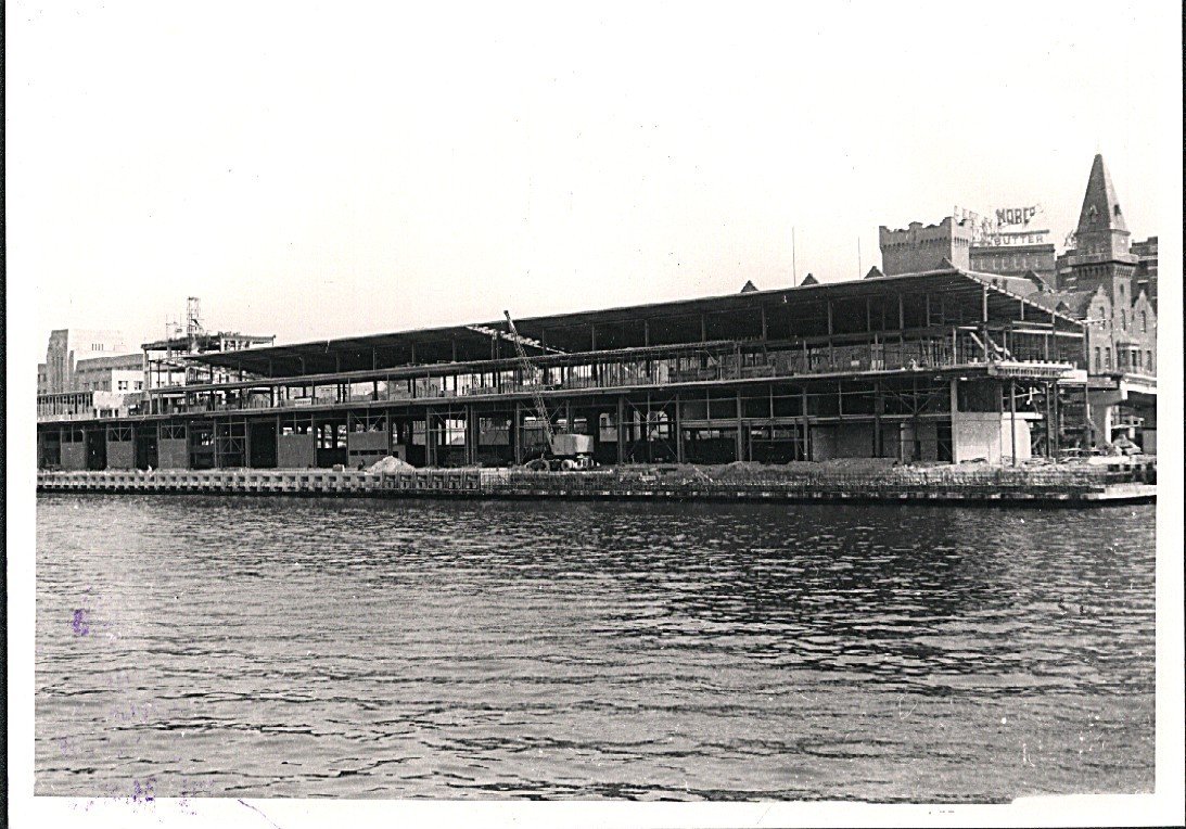 Sydney Overseas Passenger Terminal Circular Quay under construction 1959