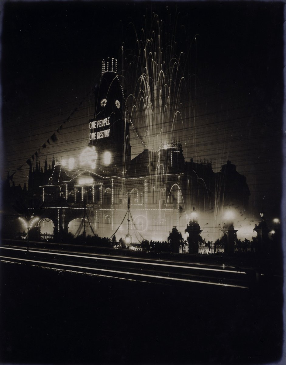Town Hall, Sydney, Inauguration of Australian Commonwealth, Sydney city centre (1901)
