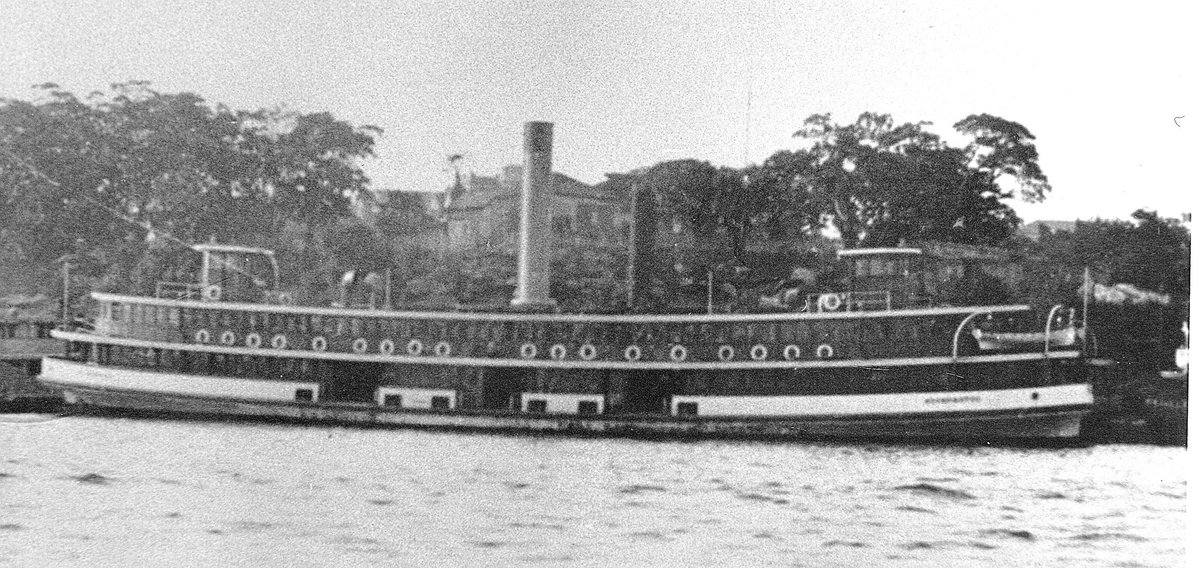 Sydney ferry KOOMPARTOO converted to a concert boat 1930s