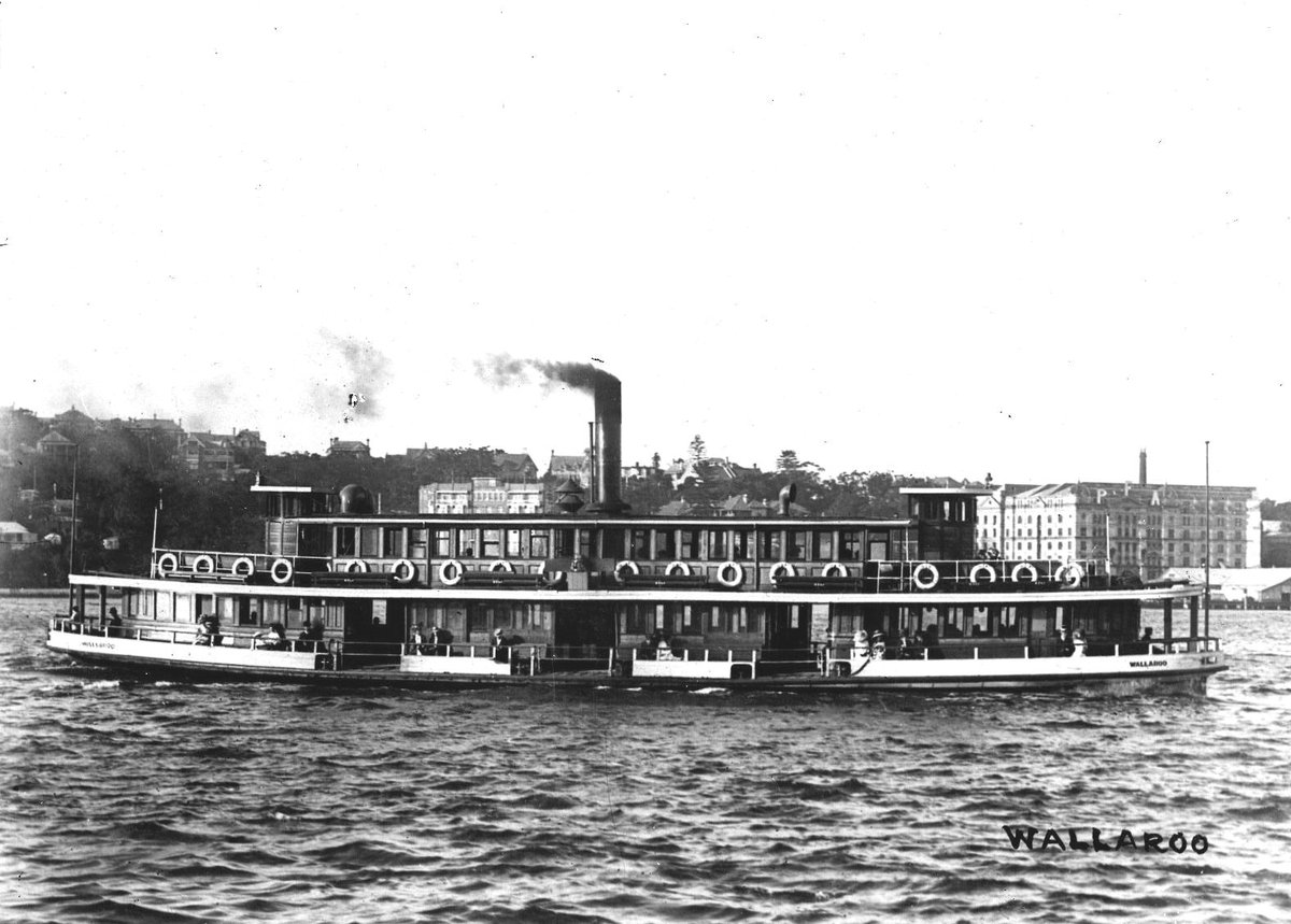 Sydney ferry WALLAROO circa 1915 (c. 1915)