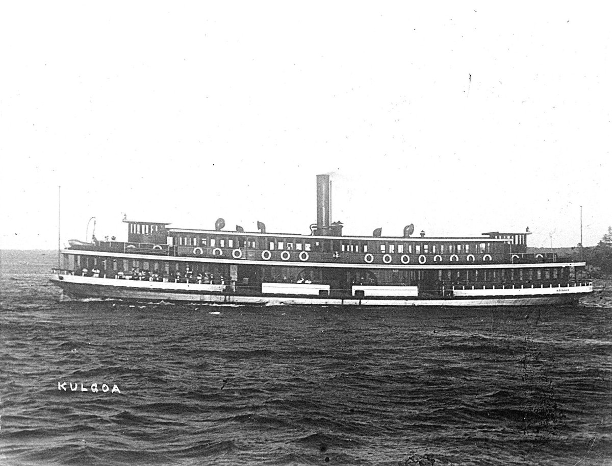 Sydney ferry KULGOA circa 1910 (c. 1910)