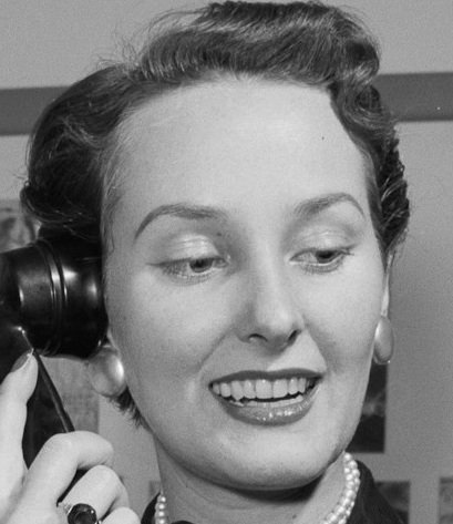June Dally Watkins (cropped), Sydney (1952)