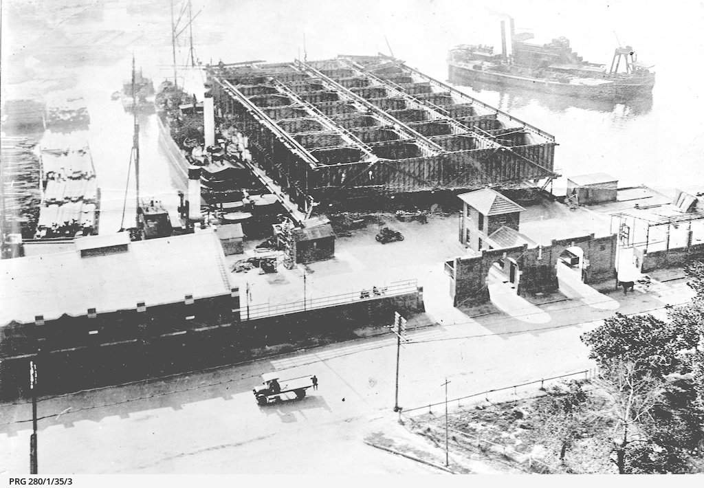 Howard Smith Coal Bunkers, Blackwattle Bay (SLSA PRG-280-1-35-3), Glebe (1922)