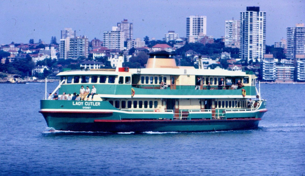 Sydney ferry LADY CUTLER 27 April 1970