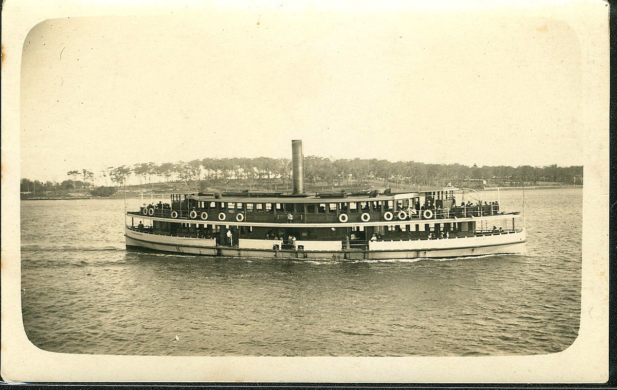 Sydney ferry KOOKOOBURRA on Parramatta River 1920s