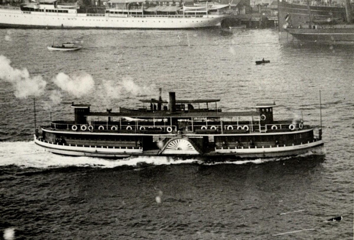Sydney ferry BUNYA BUNYA after enclosed wheelhouses added 1905