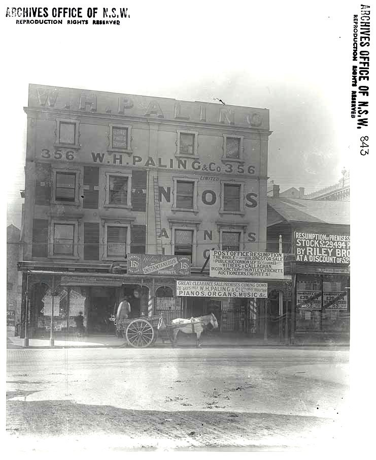 356 George Street, Sydney, Sydney city centre (c. 1891)