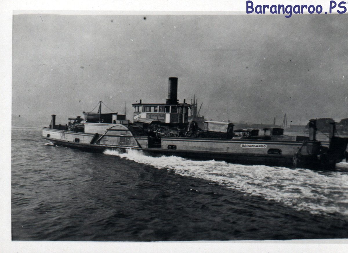 Sydney paddle steamer ferry BARANGAROO after wheelhouse enclosed (1889–1932)