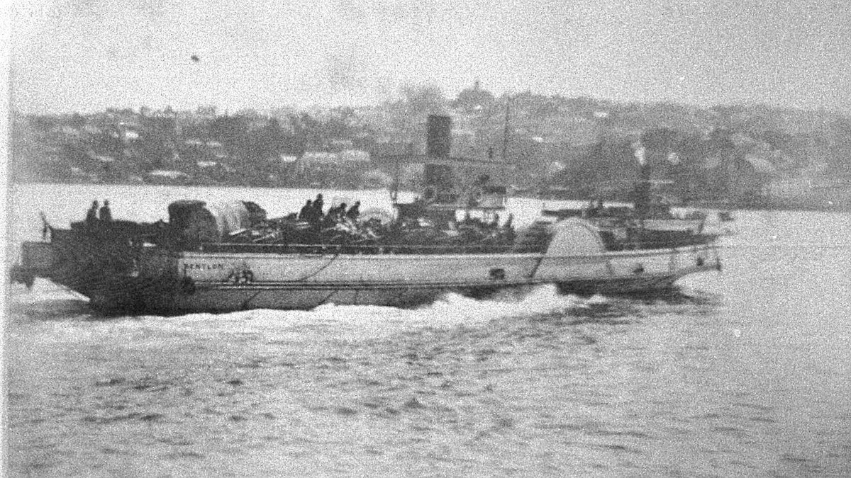 Sydney ferry BENELON as originally built circa 1885 (c. 1885)