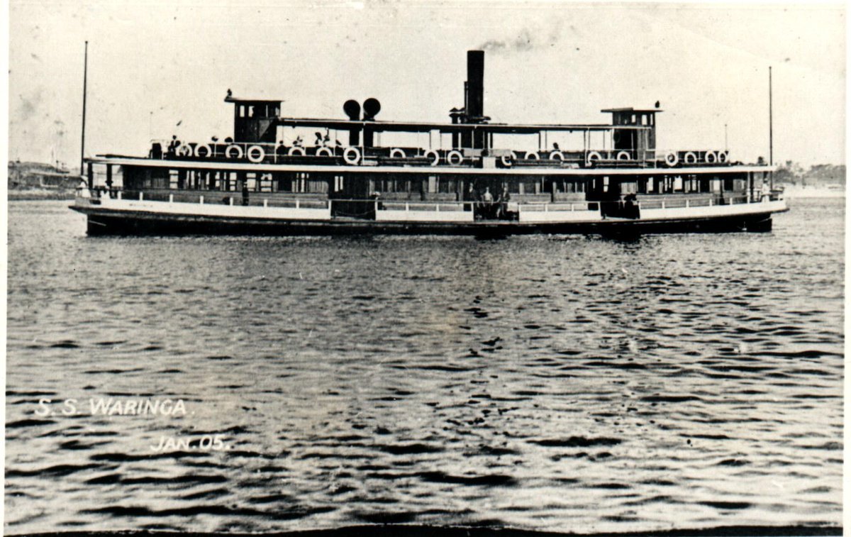 Sydney ferry WARINGA later KARAGA in January 1905