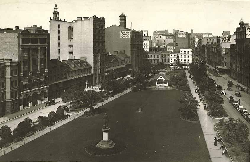 Wynyard Park Sydney c 1920, Sydney city centre (c. 1920)