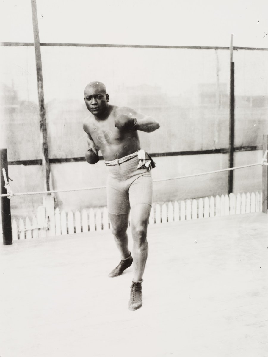 Jack Johnson Boxer Sydney c 1908 (c. 1908)
