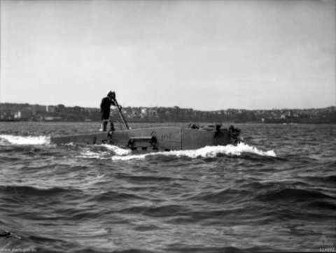 Submarine XE4 at Sydney 1945