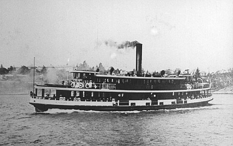 Sydney ferry KAMIRI early 20th century, 1912–32