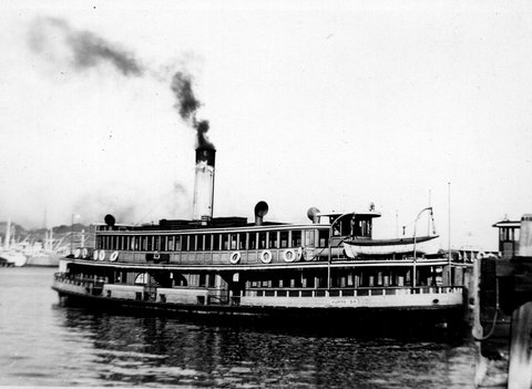 Sydney ferry KURRA BA formerly KANIMBLA, 1937