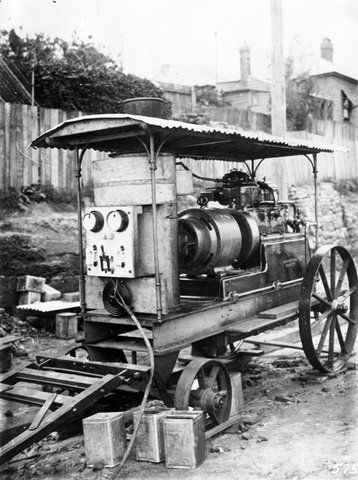 Portable Welder Sydney Water Photograph Collection A-00069900, 1920s