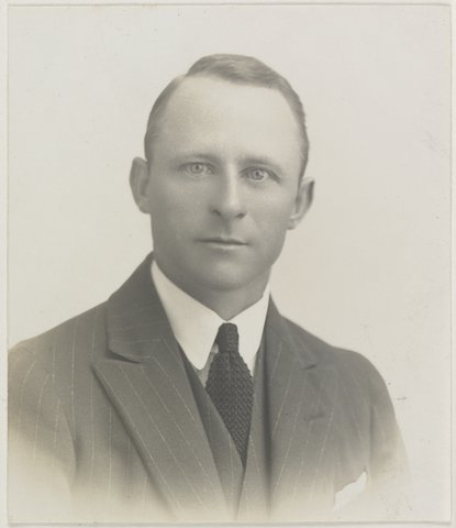 Studio Portrait of William Oldfield, ca. 1925, c. 1925