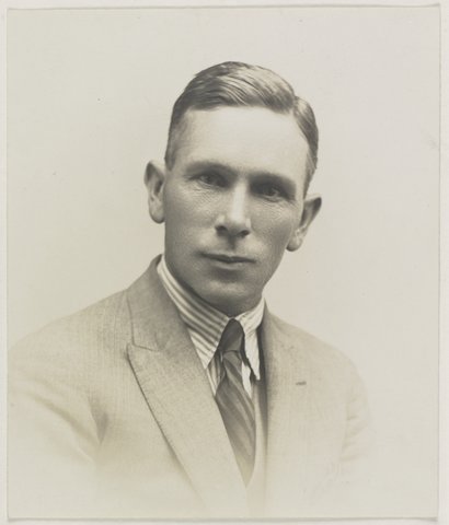 Studio Portrait of Arthur Mailey, ca. 1925, c. 1925