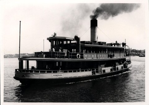 Sydney ferry KAMERUKA early 1950s