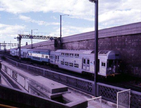 Mixed Electric set on SHB RR CT 1977