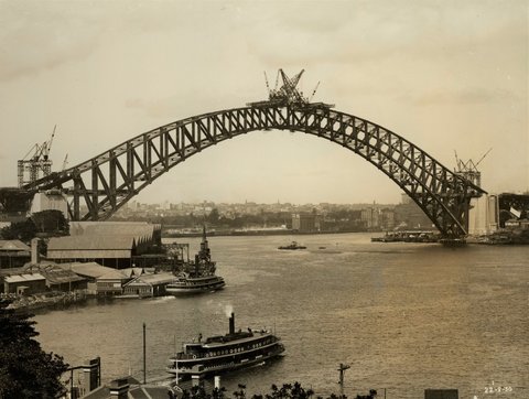 Sydney ferries KULGOA and KUTTABUL in Lavender Bay, 1930