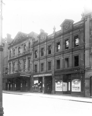 Royal Standard Theatre and McNamara's Bookshop, 1923